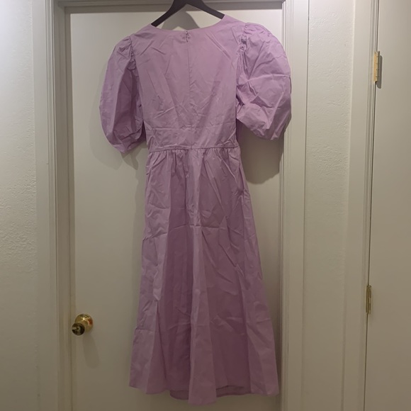 NWT WAYF Lavender twist cutout dress - Picture 11 of 14